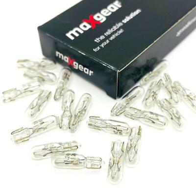 10 st 78-0061SET MAXGEAR W1,2W Vision mehr Licht Halogenlampe 24V/1,2W  Techline