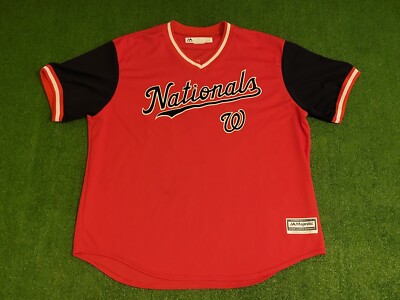 Washington Nationals Bryce Harper RARE MONDO Cool Base Jersey Size