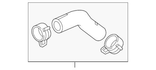Manguera de refrigerante del motor para Land Rover LR2 Range Rover Evoque 2008-2015 (N/P LR003132)