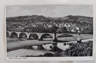 AK 5810 Bommern Ruhr Ortsanicht 1953 Witten in Beckum zugestellt