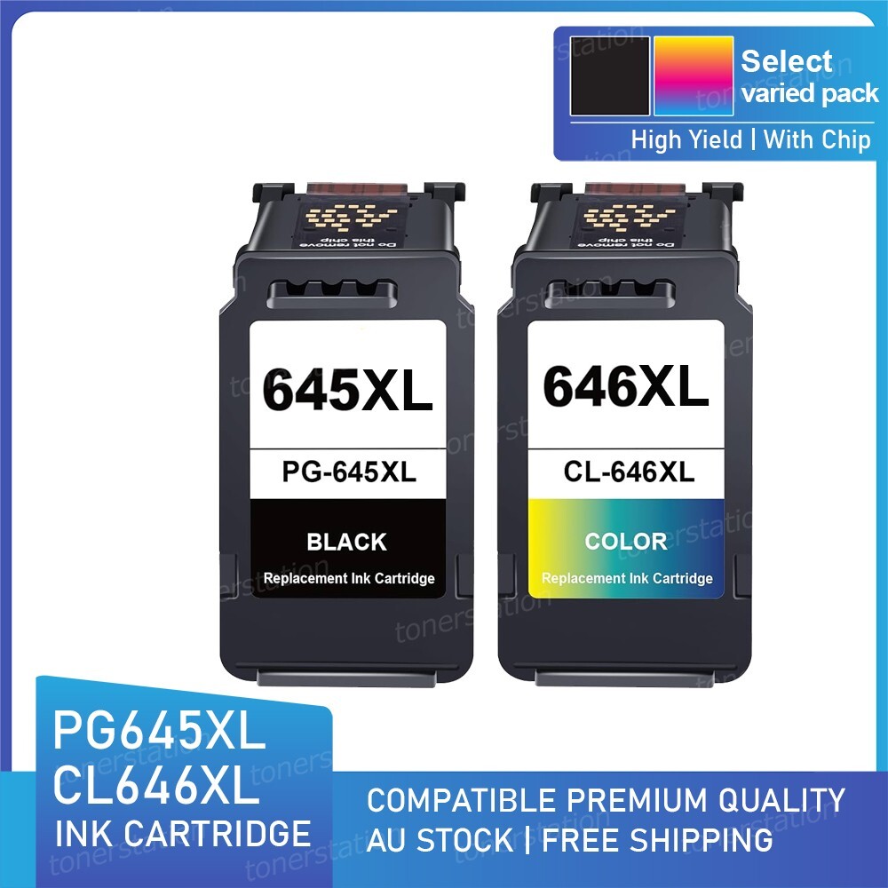Generic Ink Canon PG-645XL CL-646XL For Pixma TR4660 TS3460 TS3660