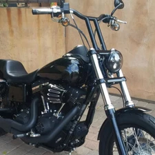 For Harley Dyna FXDL Softail Sportster XL FLHR MX-T Bar 12" Handlebar 1.25'' Bar