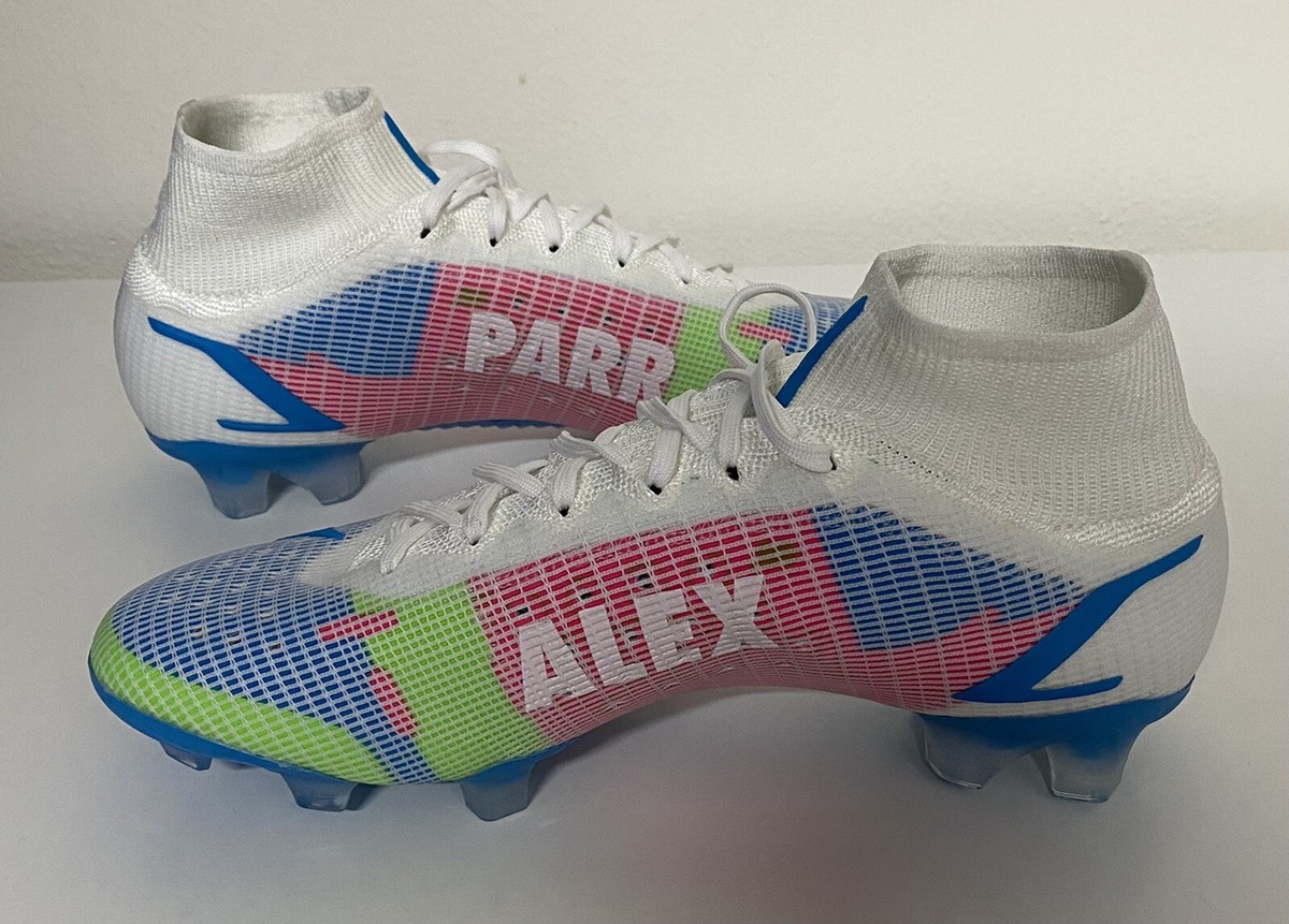 Nike Superfly 8 Elite FG By You ID Mens Sz 7/ Womens Sz 8.5 Wht