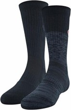UNDER ARMOUR UA Phenom 2.0 SC30 Crew Socks 2 Pack Youth 13.5K-4Y Women 4-6