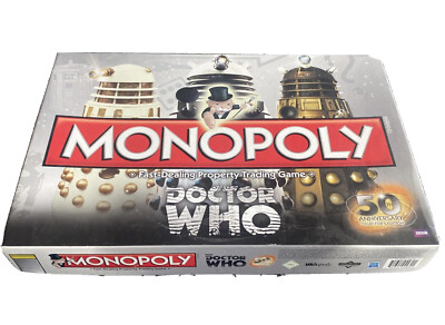 Monopoly DOCTOR WHO 50th Anniversary Collector's Edition RARE GREAT CONDITION