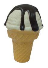 Play Food Melissa Doug Vanilla Ice Cream Cone With Hot Fudge