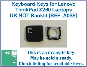Tastatur Ersatz Tasten für Lenovo ThinkPad X260 Laptops UK Layout NICHT Hintergrundbeleuchtung