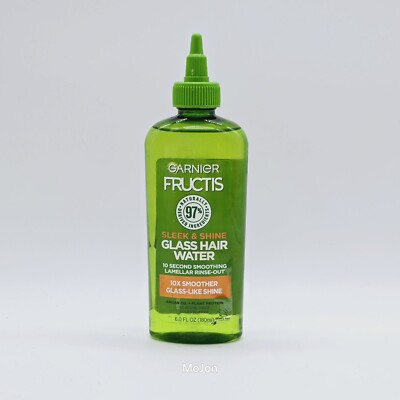 Garnier Fructis Sleek & Shine Glass Hair Water 10 Second Lamellar Rinse Out 6 oz