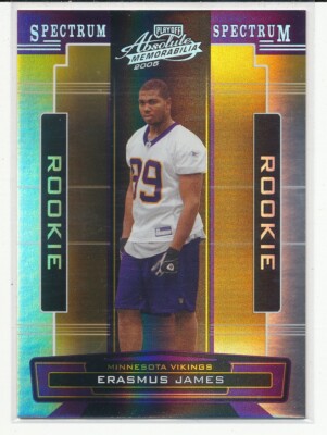 2005 Absolute Erasmus James RC Spectrum Silver /100