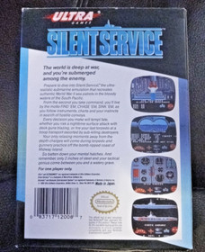 Silent Service Nintendo Entertainment System 1989 NES Auth Working CIB Complete