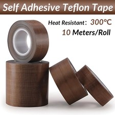 10m/Roll Self Adhesive Tape High Temperature Resistant PTFE Tape Vacuum Sealer