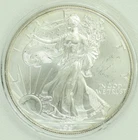 1997 1 oz .999 Silver American Silver Eagle Dollar, BU in Air-Tite Capsule