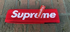 SUPREME HEADBAND HAT NEW ERA Big Logo BOX LOGO HEAD BAND red New