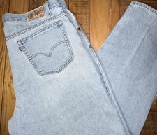 VTG 90's LEVI'S 545 LOOSE Jeans Men's NATURALLY DISTRESSED Brown Tab 42W 30L