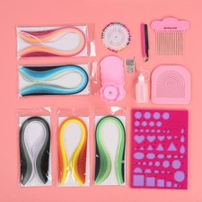 15pcs / Set Quilling Tool Set Template Board Pen Kit Set For Paper Quilling BL