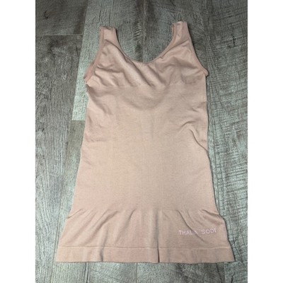 Thalia Sodi Women's 2-Way Waist Control Tank Top Shapewear Nude Medium