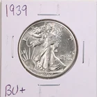 1939 50C Walking Liberty Half Dollar in BU+ Condition #5675