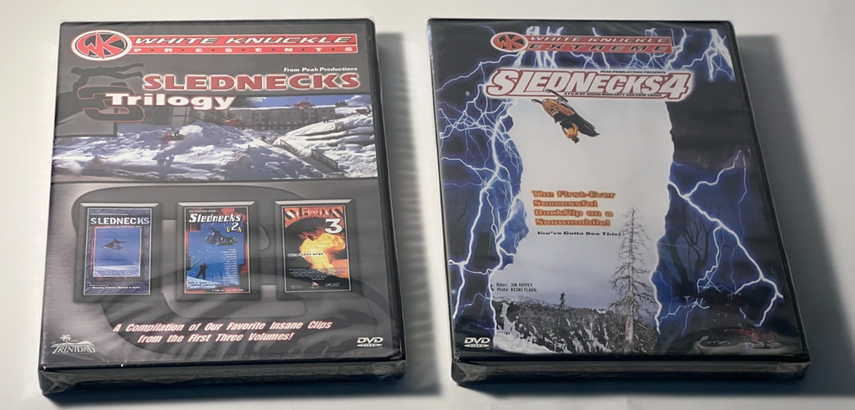 早期特典LIVE DVD・3枚　Thousands of RAYS　wyse Slednecks Trilogy 1 2 3 & Slednecks 4 New Rare Snowmobile