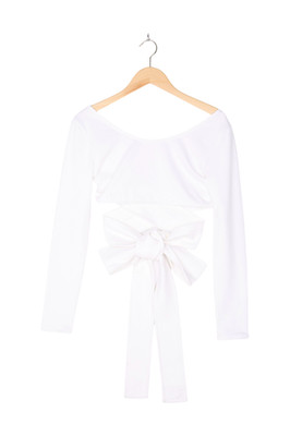 by Aylin Koenig PHILIPPA WHITE Top für Damen Gr. M Weiß