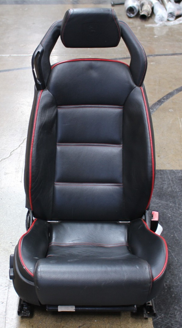 Lamborghini Gallardo, RH, Right, Front Seat, Black W/Red Piping, Used