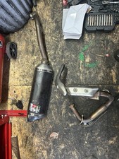 2010 Wr 125 Full Exaust System Akrapovik Rear Muffler