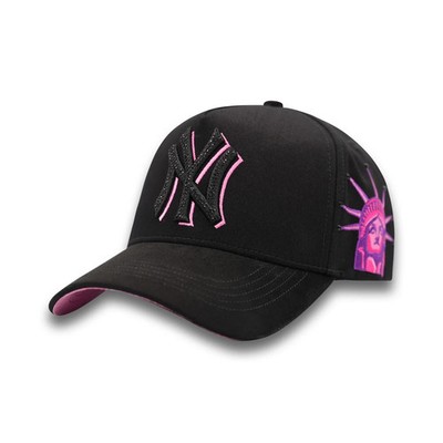 BIGG Boss New York Yankees Liberty NY Pink Cap Contti Staten Island Snapback Hat