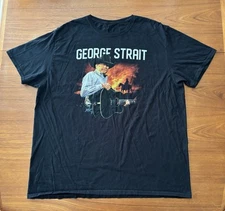 George Strait In Concert T-Shirt Men’s 2XL Black Vegas Austin ATL Country Music