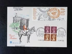 1993 50p SHIP MAIL NEW HARRISON BOOKLET STUART FDC & WINDSOR P.C. SHS