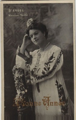 CPA Bonne Annee THEATERSTAR (1211865)