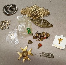 17 Vintage Lapel Pins Multiple Styles And Various Kinds