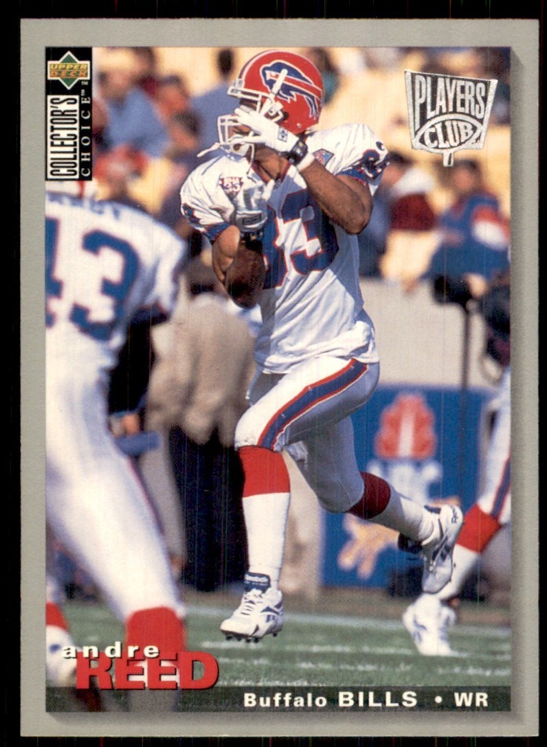 1995 Collector's Choice Players Club Silver #51 Andre Reed Bills