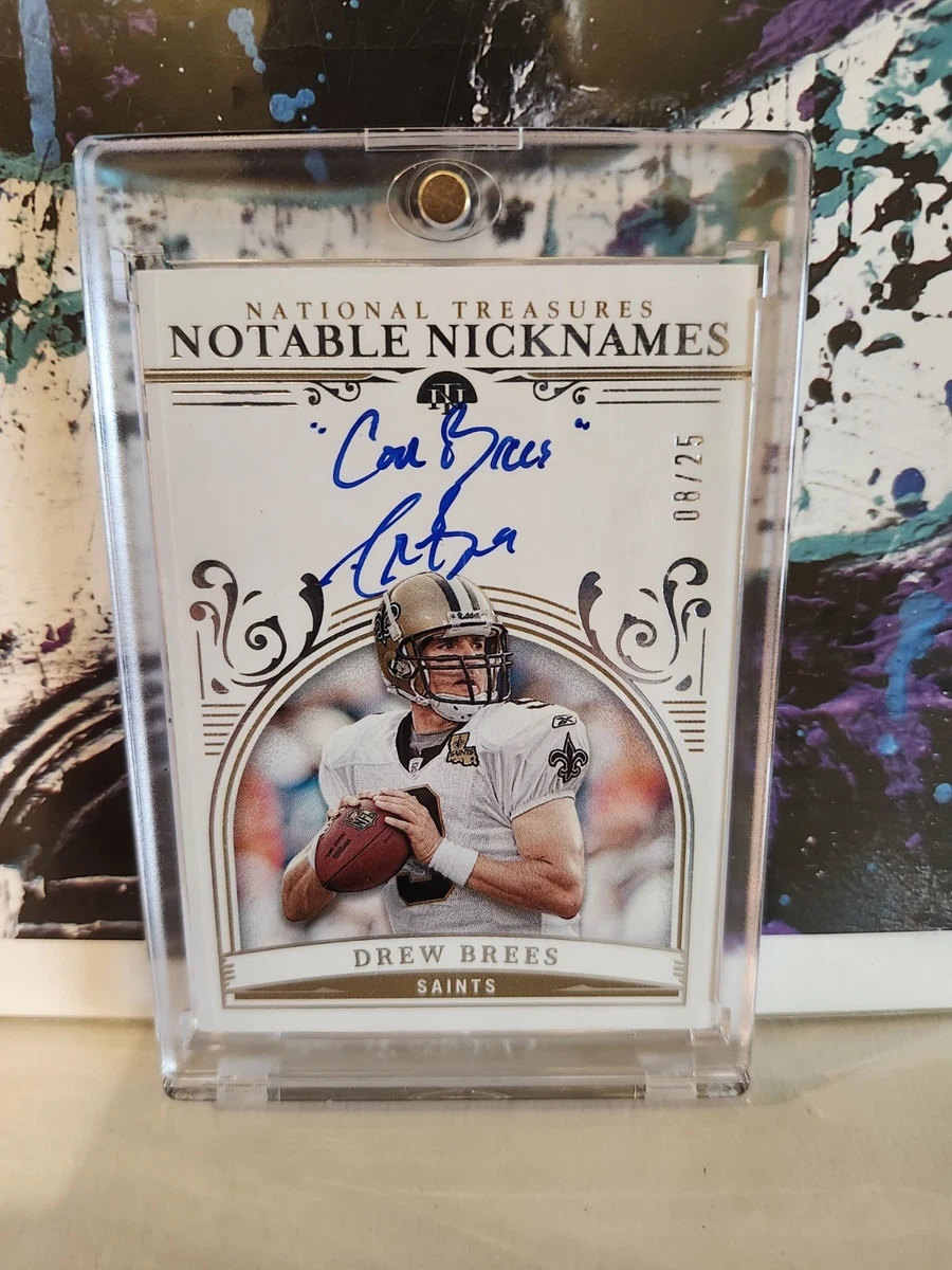 Drew Brees Football New Orleans Saints Sports Autographed Trading