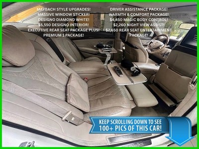 2015 Mercedes-Benz S-Class S550 - MAGIC BODY & EXEC SEAT PKG - FEAUTURE RICH!