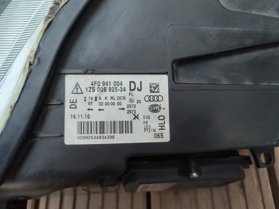 Audi A6 C6 2008-2011 Driver OS Front Right Bi LED DRL Headlight 4F0941004DF — 第 2/4 张图片