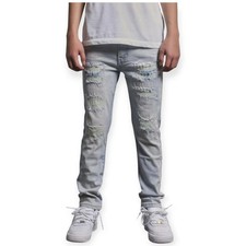 Supply Studios Kids Stacked Ruthless Old English Jeans Light wash 