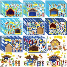 Nativity Stickers for Kids Nativity Scene Craft Make A Scene Sticker Christma...