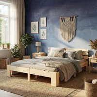 Doppelbett 140X200 Aus Massivholz Braun Mit Lattenrost – Futonbett Homestyle4U