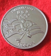  Hockey U.S.A. Winter Olympics Commemorative Coin | Nagano 1998