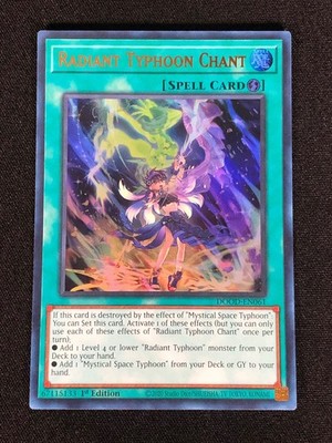 Yugioh Radiant Typhoon Chant DOOD-EN061 1st Ultra (NM)