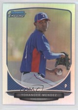 2013 Bowman Chrome Prospects Refractor Yohander Mendez #BCP176 1h5