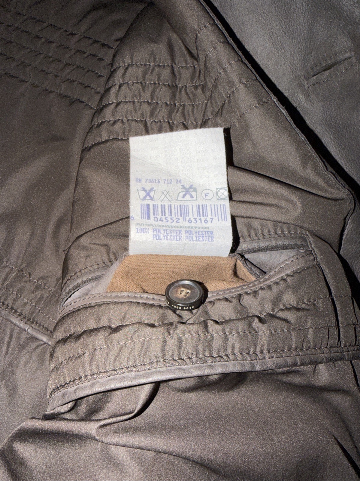 Hugo Boss Oily Nubuk Leather Jacket 42R thumbnail 7