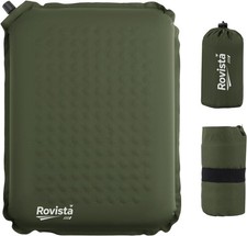 Self-Inflating Airplane Seat Cushion for Long Flights   Portable Travel Cushio