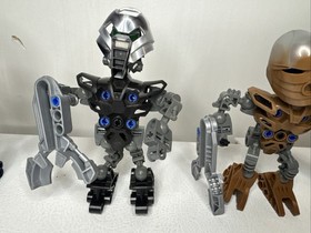 Bionicle Matoran of Metru Nui Lot 8608, 8609, 8610, 8611 | No Discs