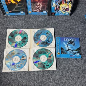 Sega CD Game Lot Sonic CD, Jurassic Park, Dracula Unleashed  Tested / Working