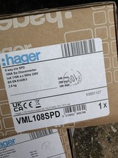 Hager VML108SPDRK 8 Way 100A Main Switch with Built-In SPD main board