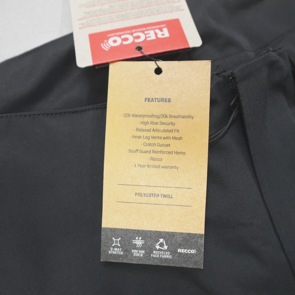 Pantalones de esquí Dakine Reach 20K 2L para mujer talla L recco negros Foto 2 de 4