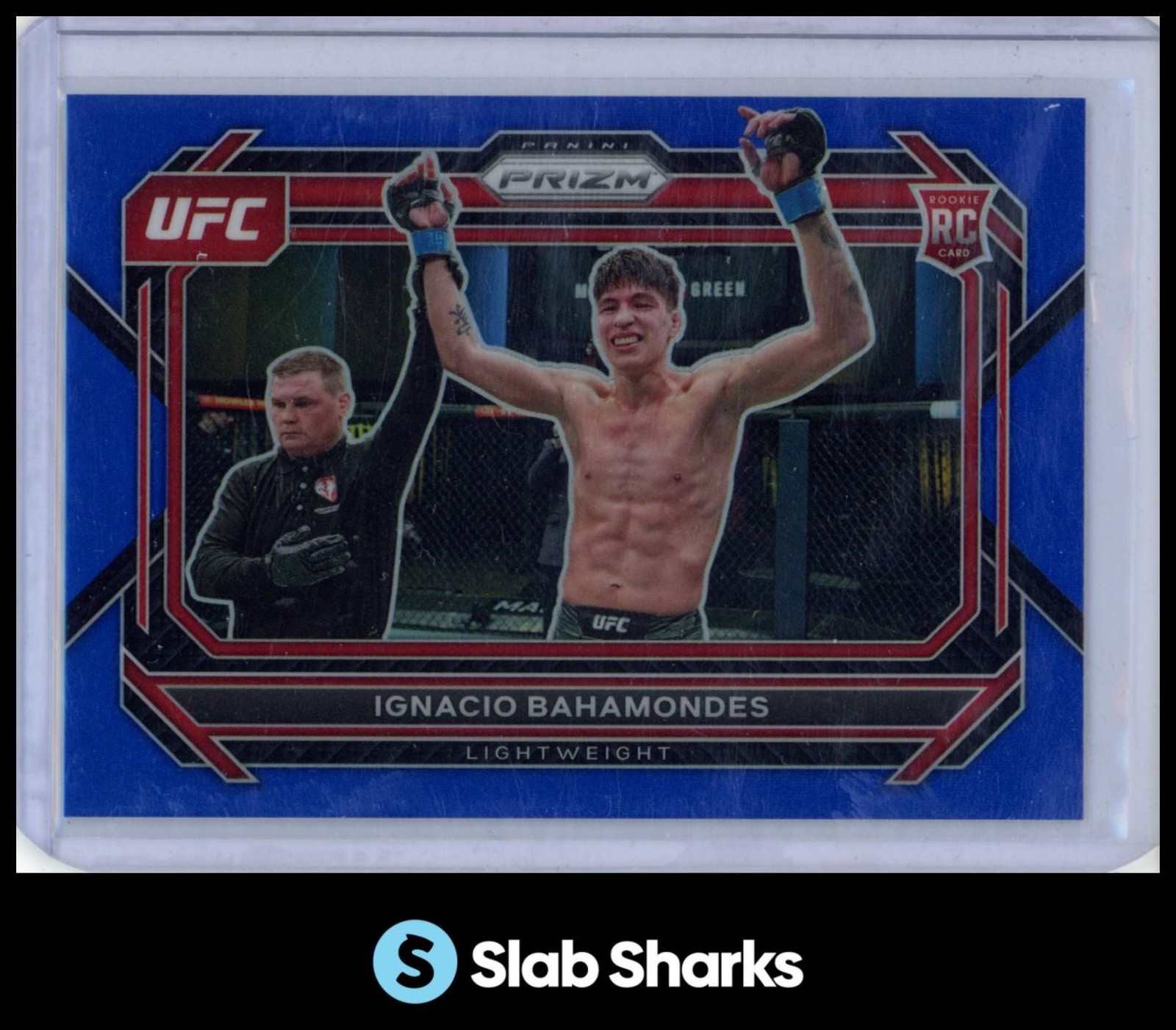 2023 PANINI PRIZM UFC #62 IGNACIO BAHAMONDES BLUE PRIZMS RC ROOKIE /175