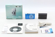 N MINT in Box Canon IXY 100F PowerShot ELPH 120 IS Digital Camera Blue JAPAN
