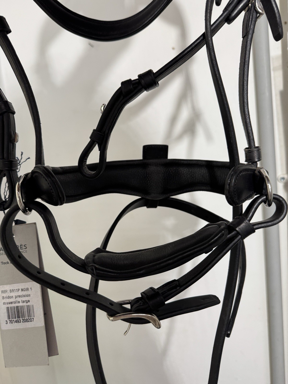 Antares Precision Large Crank Noseband Anatomic Bridle - Black NWT Size 1