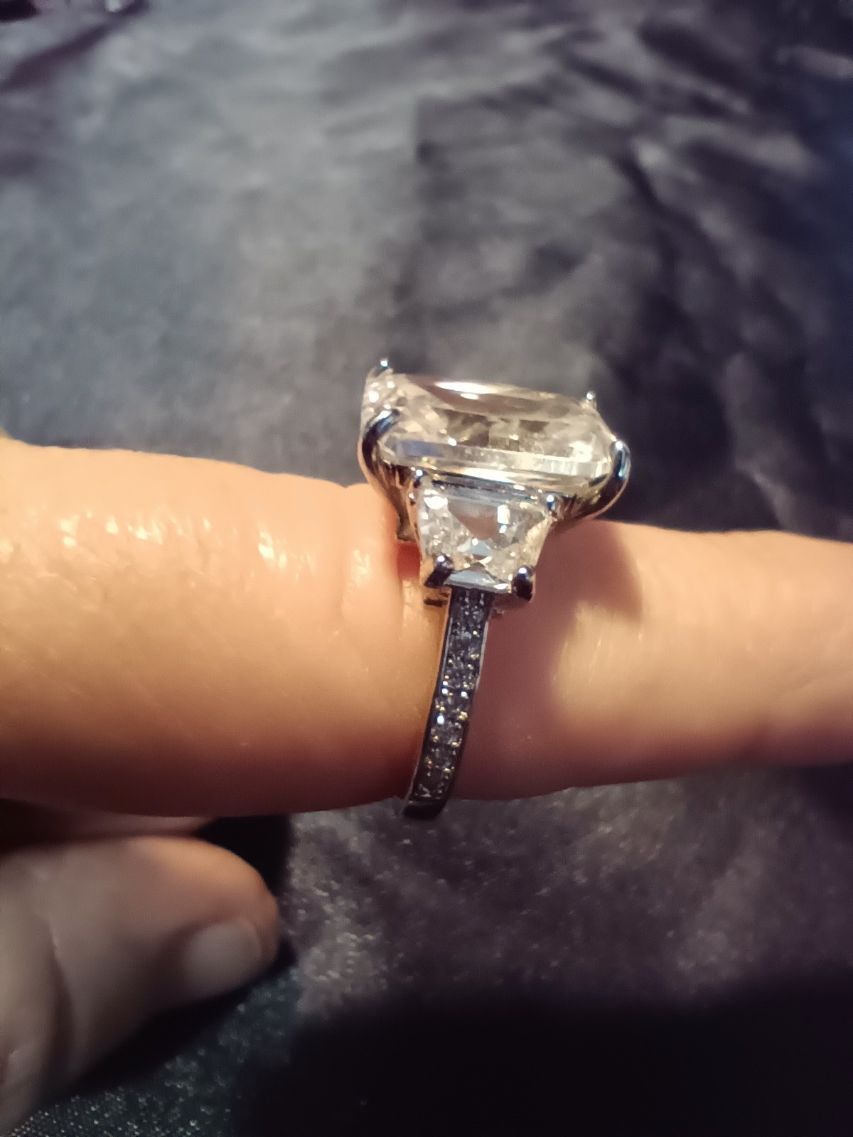 Large Stone Statement Costume Cocktail Ring. Wome… - image 11